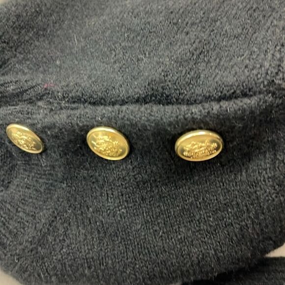 J. Crew AU196 Black Crewneck Sweater With Shoulder Buttons NWT size M - Picture 7 of 11